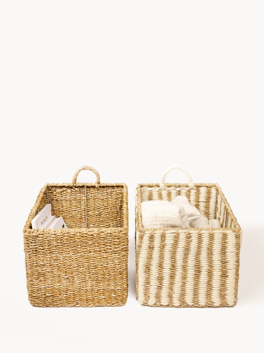 Ula Square Basket - first step nursery