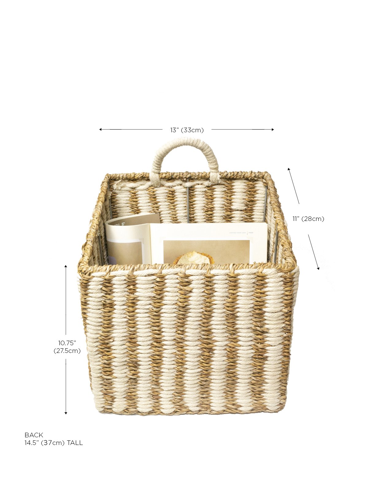 Ula Square Basket - first step nursery