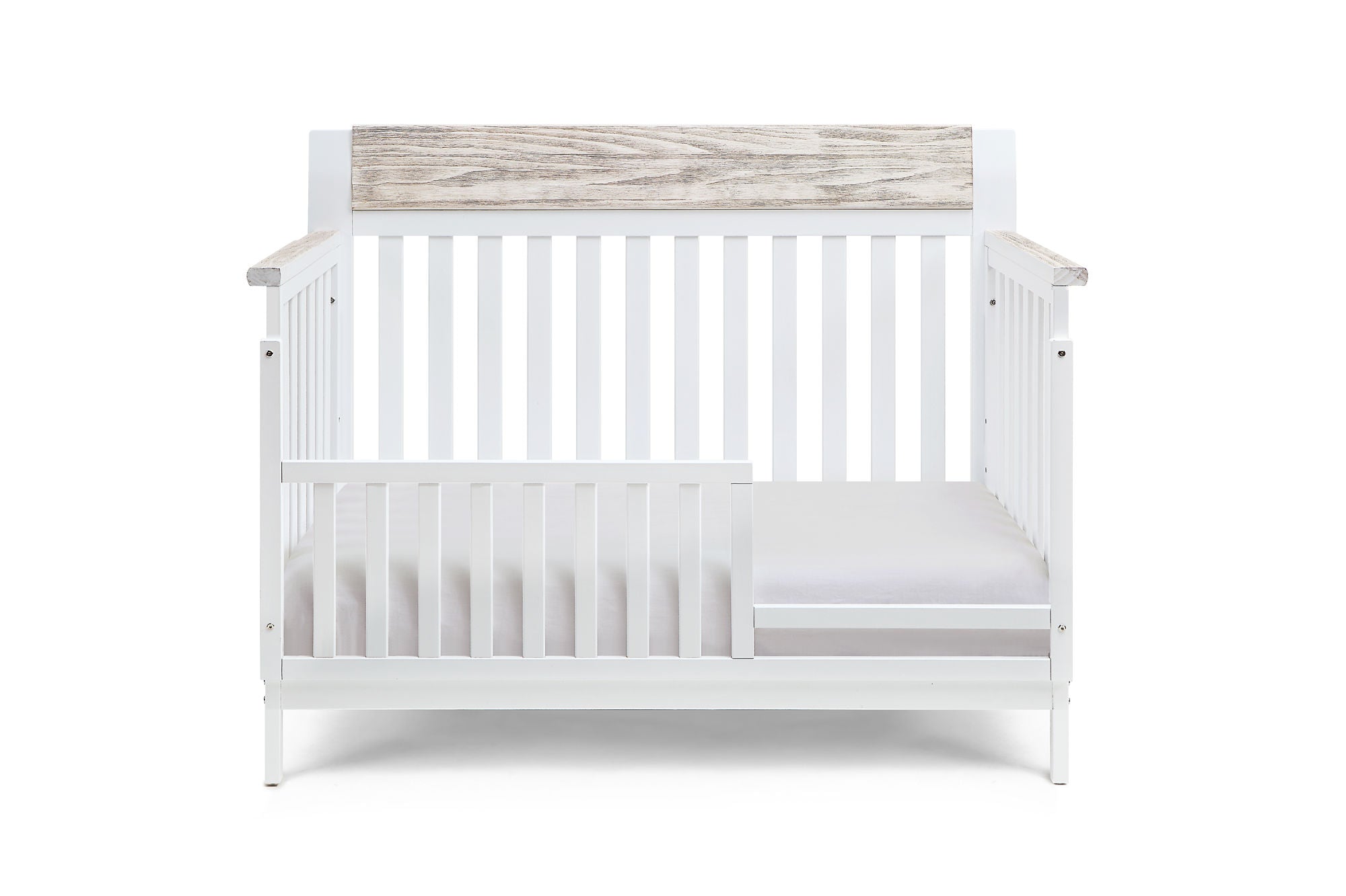 Hayes 4-in-1 Convertible Crib - White - first step nursery